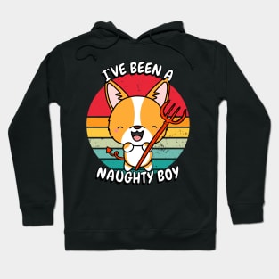 ive been a naughty boy - corgi Hoodie